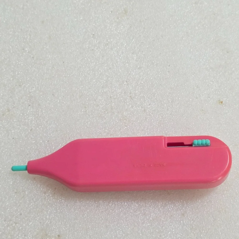Kenner Baby Check Up Pink Thermometer Vintage 1993 Replacement Toy 5